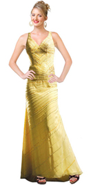 Buy Dramatic Wide Strapped Autumn Gown