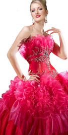 Ravishing Ruffled Ball Gown | Ball Gowns