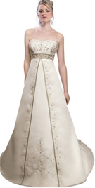 Split Front A-line Bridal Gowns