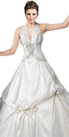 Sparkly Haute Halter Bridal Attire | Bridal Gowns