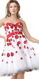 Strapless Valentines Day Dress | Valentines Day Gowns