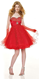 Online Knee Length Empire Waist Valentine`s Day Dress | Buy Cheap Knee Length Valentine Day Dresses 