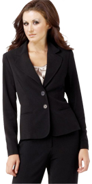 Womens Notch Collar Pant Suit | Ladies Office Pant Suit 