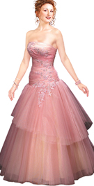 New Tremendous Strapless Ball Gown 