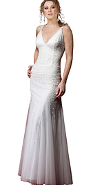 Flecked Beaded New Year Collection Gown 