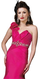 Rose Breeze Prom Gown With Ruffles
