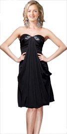 Front Draped Evening Dress | Sex And The City Fashion