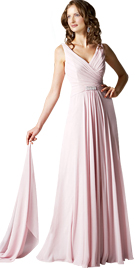 Simple Spring Season Gown | Fabulous V-Neckline Spring Gown