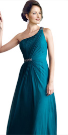 Sophisticated One Shoulder Winter Dress | Winter Collection 2010